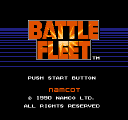 Battle Fleet Title Screen